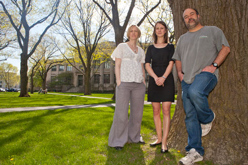 Elsie Sunderland, Helen Amos, and Daniel Jacob