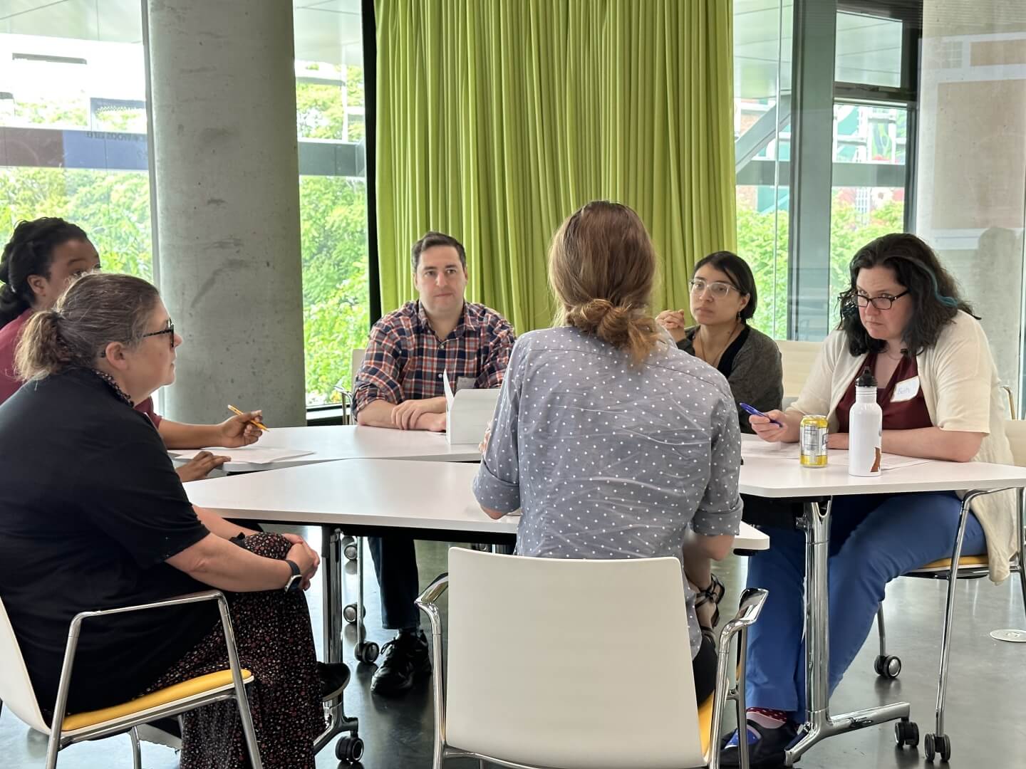 Scene from "A Forced Reckoning," a SEAS workshop about Harvard and the Legacy of Slavery