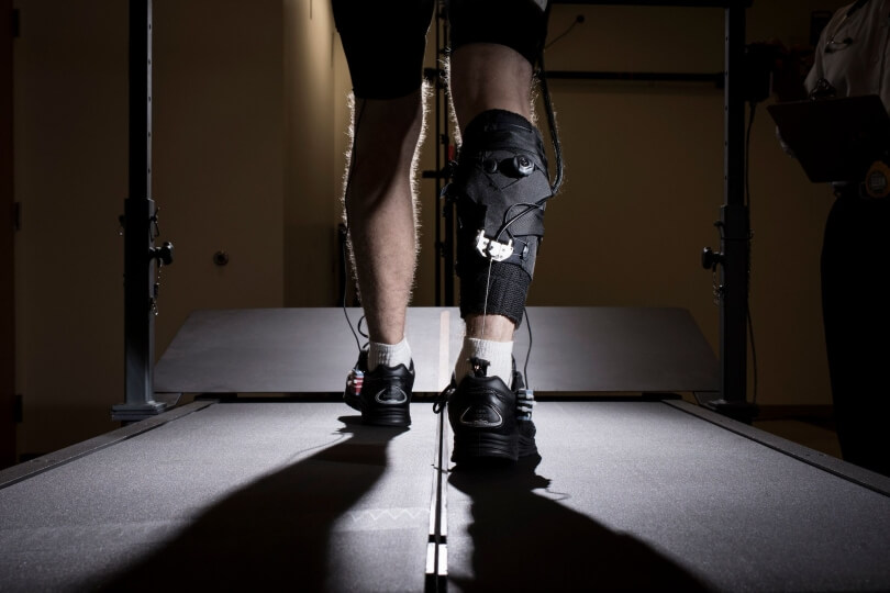 image of leg with exosuit 