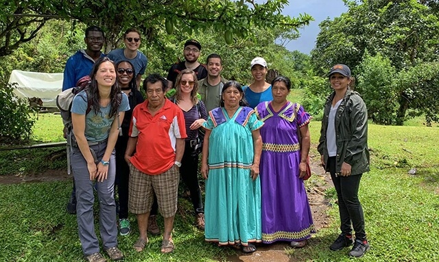 Nchinda-Pungong and USC students