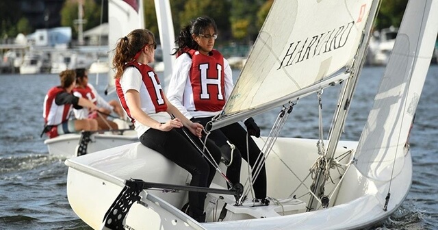 Gayatri Balasubramanian sailing