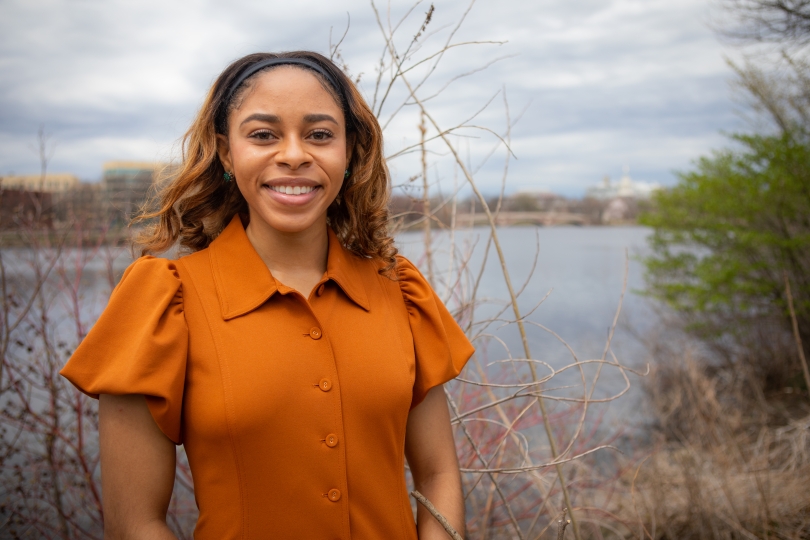 DaLoria Boone by the Charles River