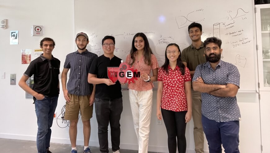 Group shot of the Harvard iGEM team