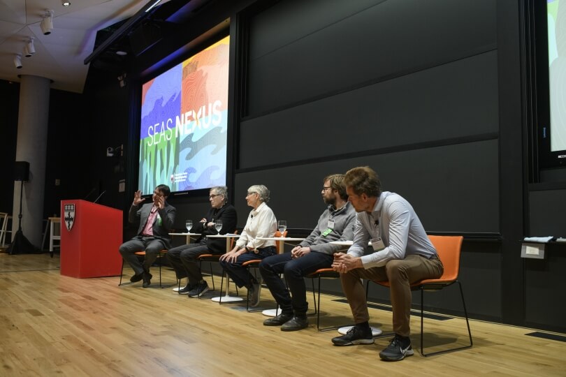 Harvard professors Frank Keutsch, Steven Wofsy, Loretta Mickley, Kaighin McColl and Peter Huybers discuss their climate research at Nexus