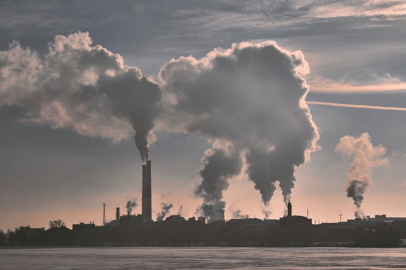 image of smoke stacks 