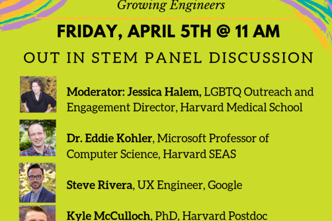 Out in STEM Panel Discussion Flyer